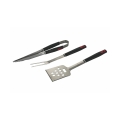 Conjunto de 3 utensílios para churrasco em aço inox Zirka Promoção