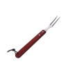 Conjunto de 4 utensílios para churrasco em aço inoxidável e tábua de madeira Pyros Descontos