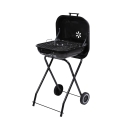Churrasqueira a carvão com rodas e tampa 49x83x47cm Toska Promoção