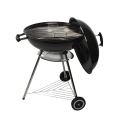 Churrasqueira a carvão redonda grelha 55cm com tampa e rodas Ardena Promoção