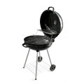 Barbecue a carvão redondo Ø57x90cm com rodas e tampa Seara Promoção