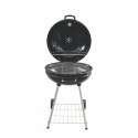 Barbecue a carvão redondo Ø57x90cm com rodas e tampa Seara Descontos