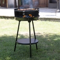 Churrasqueira a carvão com grelha ajustável redonda Ø 38cm Grato Oferta