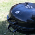 Barbecue a carvão redondo Ø57x90cm com rodas e tampa Seara Saldos