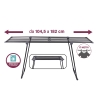 Estendal extensível interior exterior metal 17m preto Laundry Catálogo