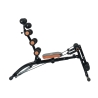 Banco de musculação abdominal multifunções 22 em 1 dobrável Power Fit Oferta
