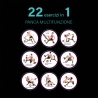 Banco de musculação abdominal multifunções 22 em 1 dobrável Power Fit Escolha