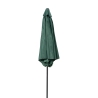 Guarda-sol de jardim redondo 3m com mastro central e abertura por manivela Cuba Oferta