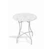 Conjunto de mesa e 2 cadeiras de exterior em ferro branco Provence Breakfast Estoque