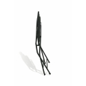 Conjunto Mesa com 2 Cadeiras Dobráveis para Exterior em Ferro Preto Provence Breakfast Catálogo