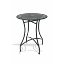 Conjunto Mesa com 2 Cadeiras Dobráveis para Exterior em Ferro Preto Provence Breakfast Saldos