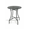 Conjunto Mesa com 2 Cadeiras Dobráveis para Exterior em Ferro Preto Provence Breakfast Saldos