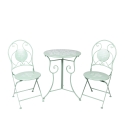 Conjunto de mesa e 2 cadeiras dobráveis para exterior verde Le Regole dell'Aperitivo Promoção