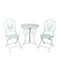 Conjunto de mesa e 2 cadeiras dobráveis para exterior verde Le Regole dell'Aperitivo Promoção