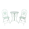 Conjunto de mesa e 2 cadeiras dobráveis para exterior verde Le Regole dell'Aperitivo Promoção