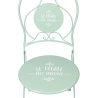 Conjunto de mesa e 2 cadeiras dobráveis para exterior verde Le Regole dell'Aperitivo Oferta