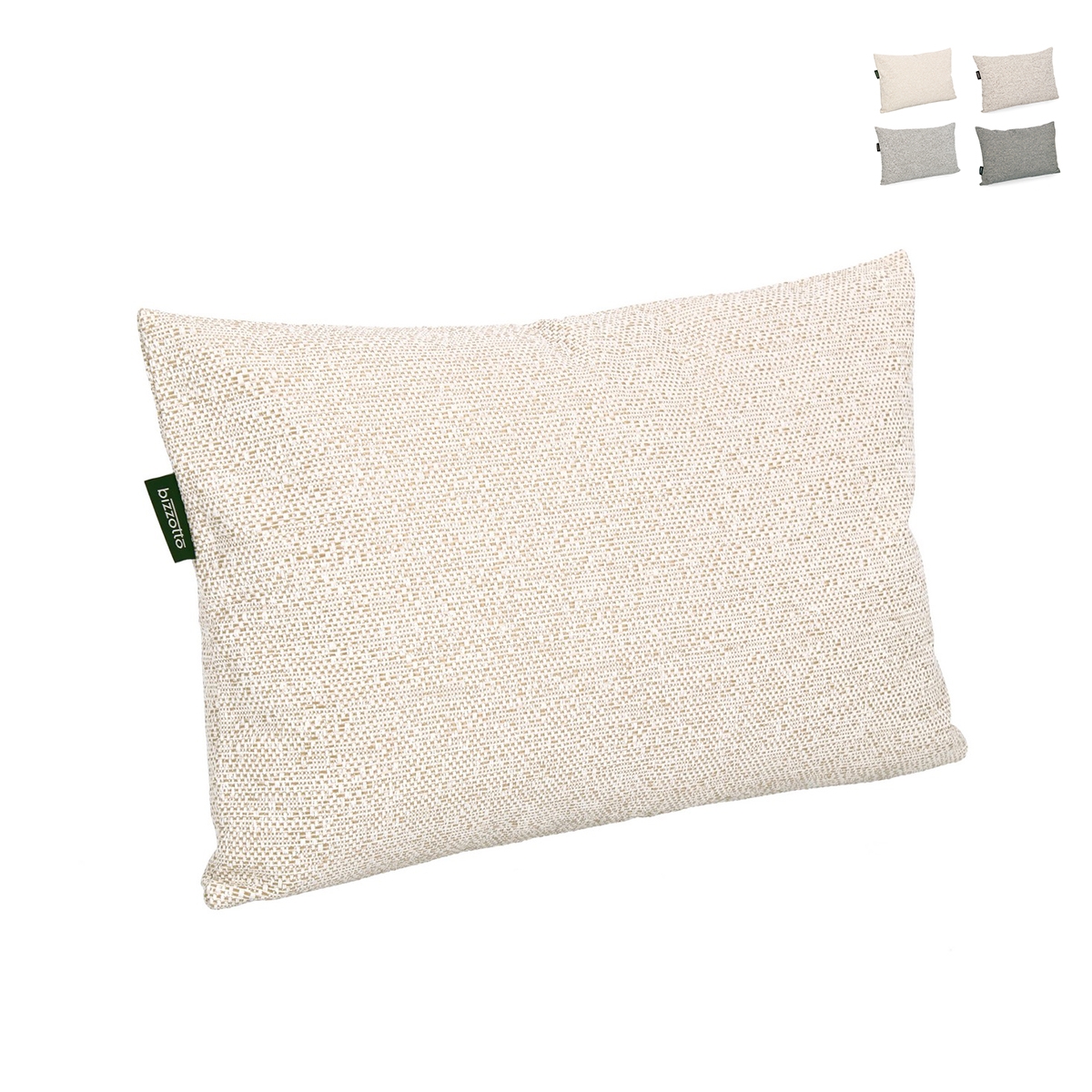 Almofada de exterior retangular 60x40cm decorativa com capa removível Ipek