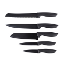 Conjunto de 5 Facas em Aço Inoxidável Preto com Suporte em Acrílico Nori Oferta