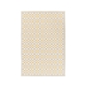 Tapete retangular 160x230 para exterior e interior bege dourado Bizzotto Marcel Promoção