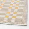 Tapete retangular 160x230 para exterior e interior bege dourado Bizzotto Marcel Oferta
