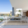 Tapete retangular 160x230 para exterior e interior bege dourado Bizzotto Marcel Venda