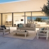 Tapete retangular 160x230 para exterior e interior bege dourado Bizzotto Marcel Catálogo