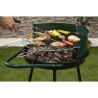 Churrasqueira a carvão com rodas e grelha redonda Ø 48cm ajustável Kivra Oferta