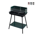 Churrasqueira a carvão com grelha ajustável 58x38xh82cm Grilza Promoção