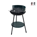 Churrasqueira a carvão redonda grelha Ø 42cm altura ajustável Zafro Promoção