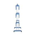 Estendal vertical em metal com asas retráteis e rodas Towerdry Saldos