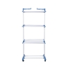 Estendal vertical em metal com asas retráteis e rodas Towerdry Oferta