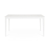 Mesa de exterior moderna 160x90cm em alumínio Bizzotto Nebula Descontos