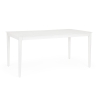Mesa de exterior moderna 160x90cm em alumínio Bizzotto Nebula Catálogo
