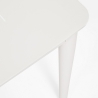 Mesa de exterior moderna 160x90cm em alumínio Bizzotto Nebula Estoque