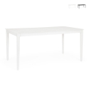 Mesa de exterior moderna 160x90cm em alumínio Bizzotto Nebula Promoção