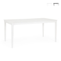 Mesa de exterior moderna 160x90cm em alumínio Bizzotto Nebula Promoção