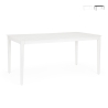 Mesa de exterior moderna 160x90cm em alumínio Bizzotto Nebula Promoção
