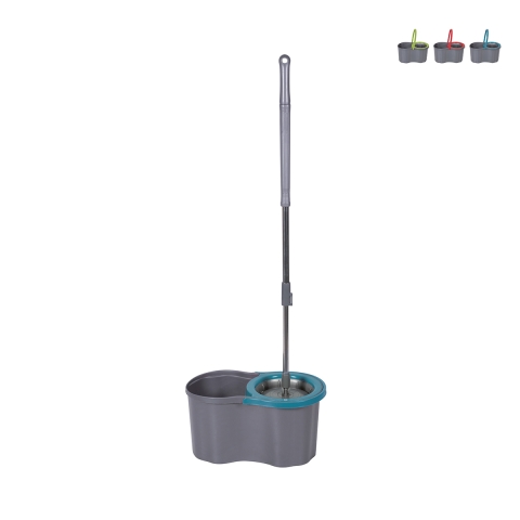 Mopa Rotativa com Fio Redondo e Balde de 16L Super Mop Promoção