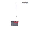 Mopa Rotativa com Fio Redondo e Balde de 16L Super Mop Estoque
