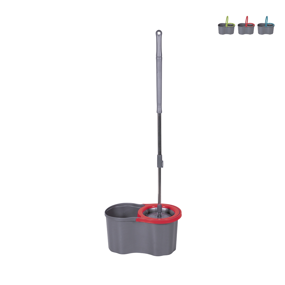 Mopa Rotativa com Fio Redondo e Balde de 16L Super Mop Estoque