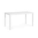 Mesa de exterior moderna retangular 130x68cm em alumínio Bizzotto Hilde Descontos