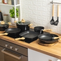 Conjunto de Cozinhas 10 Peças em Alumínio Antiaderente Fuji Escolha