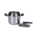 Panela de pressão 7L em aço inox para indução Vasko Oferta