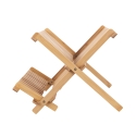 Escorredor de pratos e copos dobrável em bambu 45x28x25 cm Ravi Descontos