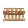 Escorredor de pratos e copos dobrável em bambu 45x28x25 cm Ravi Catálogo