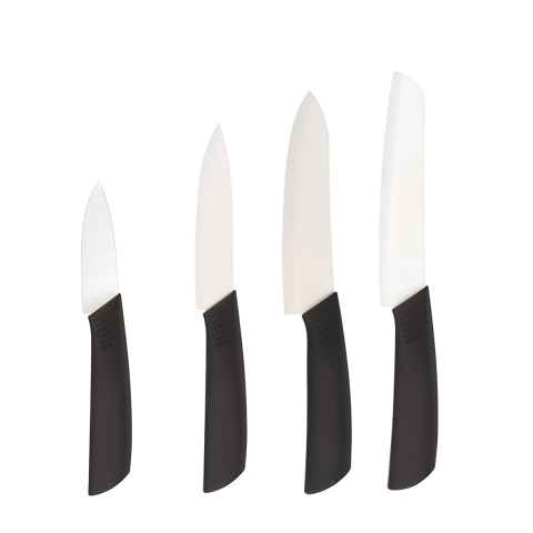 Conjunto de 4 facas de cerâmica com cabo de toque macio Kivis Promoção