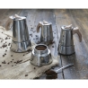 Cafeteira moka 6 chávenas em aço inoxidável com cabo efeito madeira Riko Venda