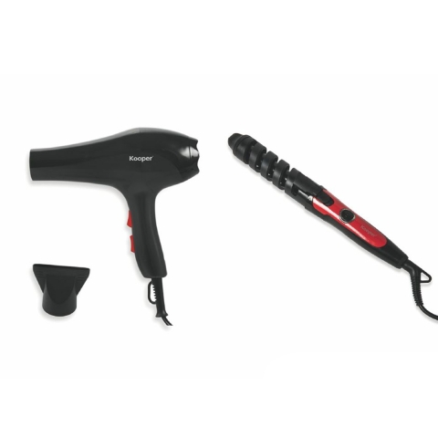 Conjunto de secador e modelador de cabelo 1800W Vira Promoção