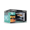 Forno elétrico ventilado 70 litros com vidro duplo 2500W Lini Escolha