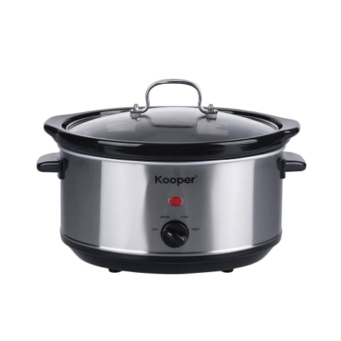 Panela elétrica slow cooker em aço inox 3,5 L 200W Valentina Promoção